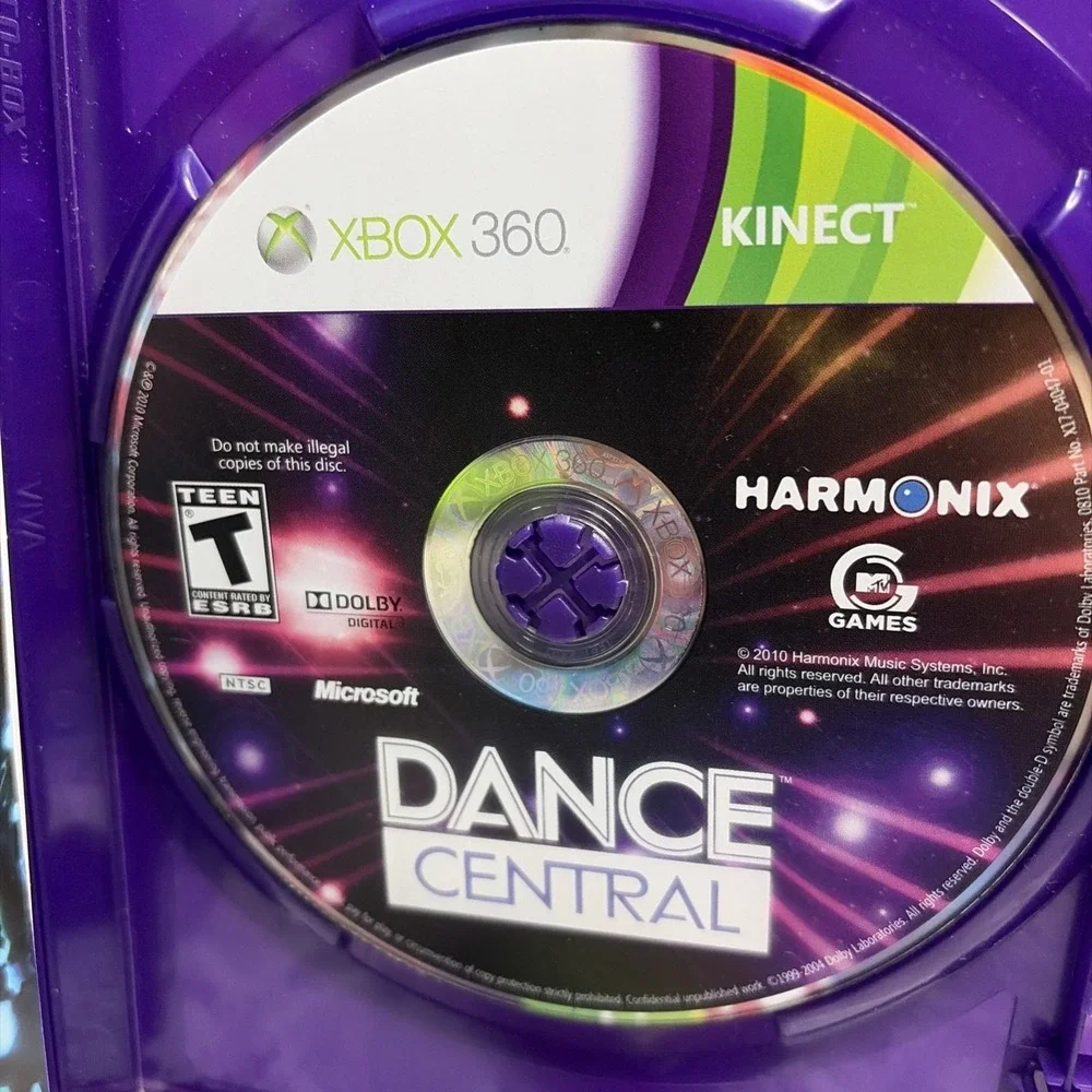 Bundle Just Dance 3 & Dance Central Bundle - Microsoft Xbox 360 - Both CIB - T&W
